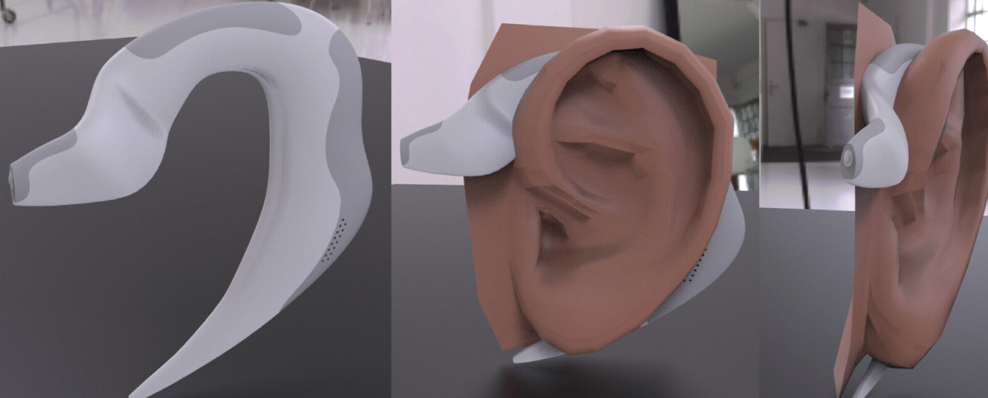 A prototype of the on-ear, diet-monitoring camera that will be trialled as part of CoDiet