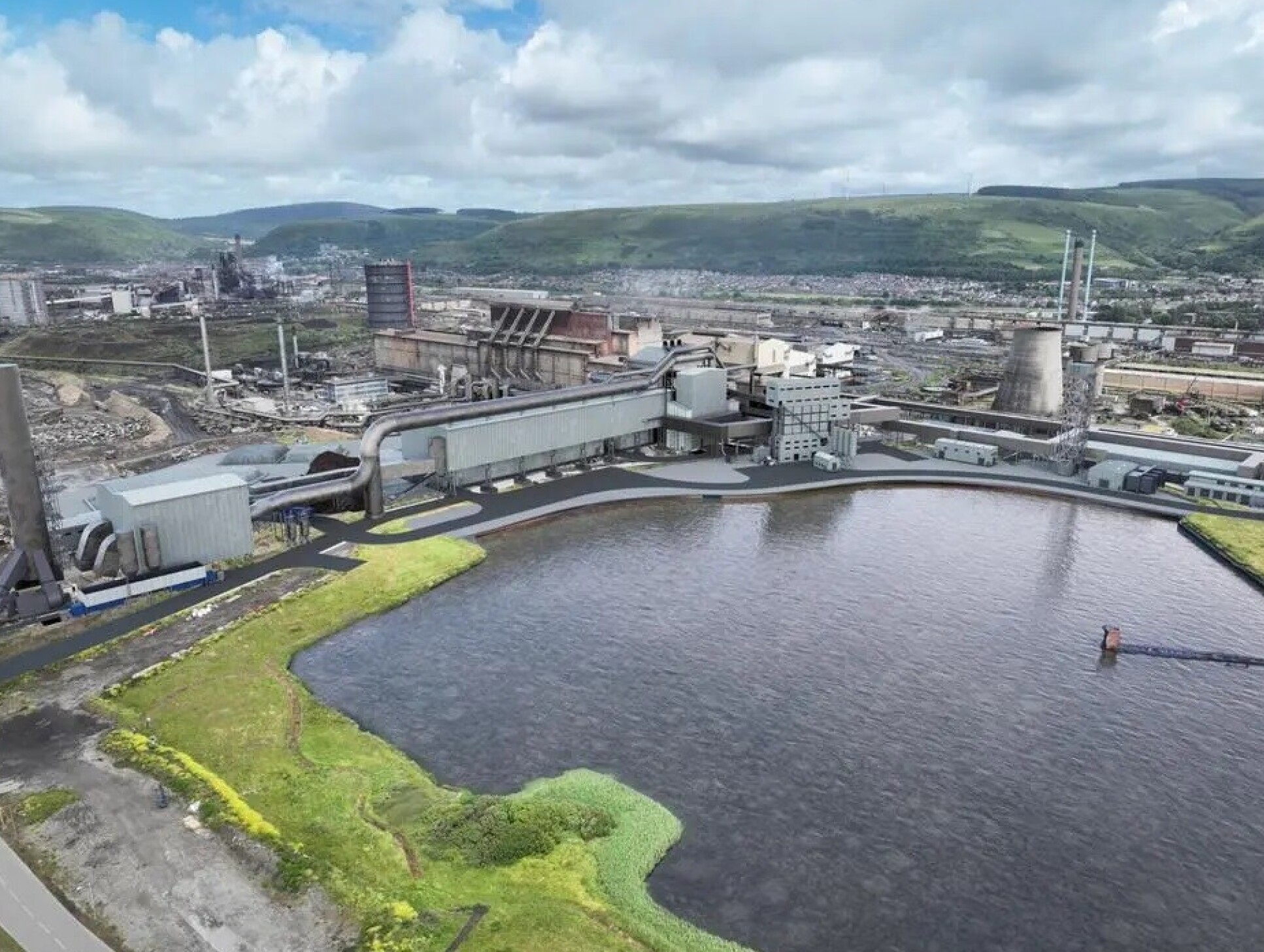 artists impression of Port Talbot developmenr