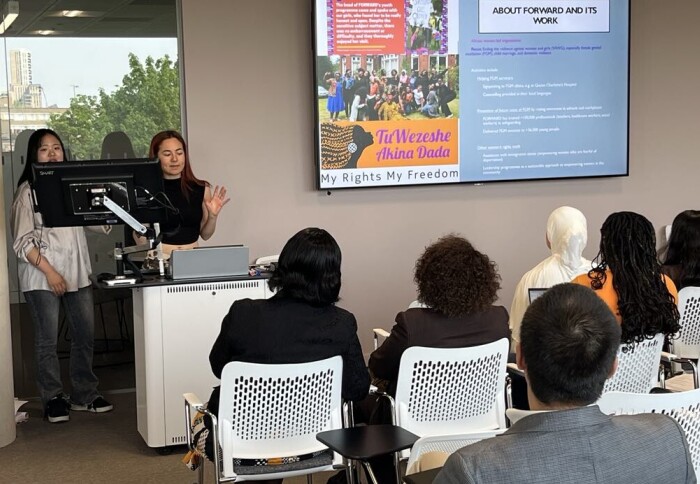 Speakers presenting at the BSc community health day