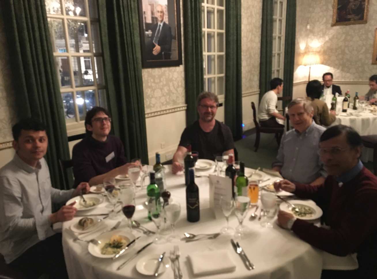 Guests enjoying banquet